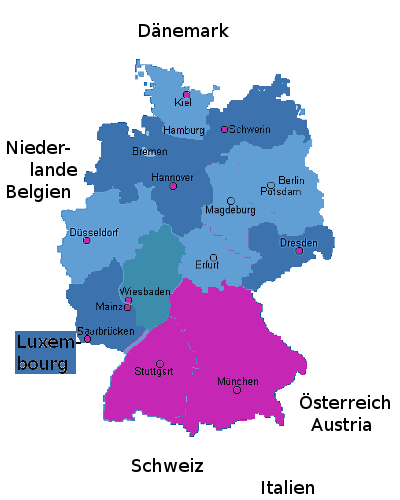 Karte Boberg